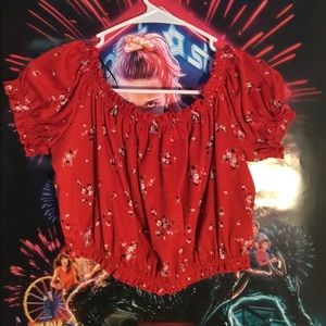 A flower crunch shirt